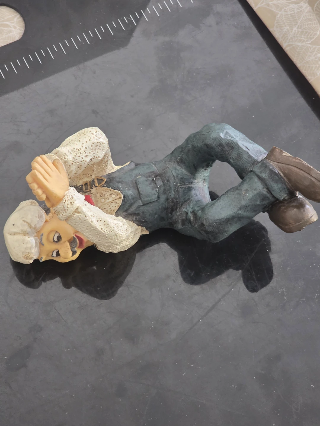 Vintage Chef Figurine to hold wine bottle - photo 2