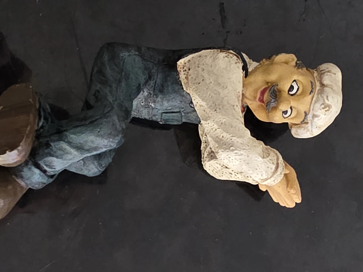 Vintage Chef Figurine to hold wine bottle - photo 4