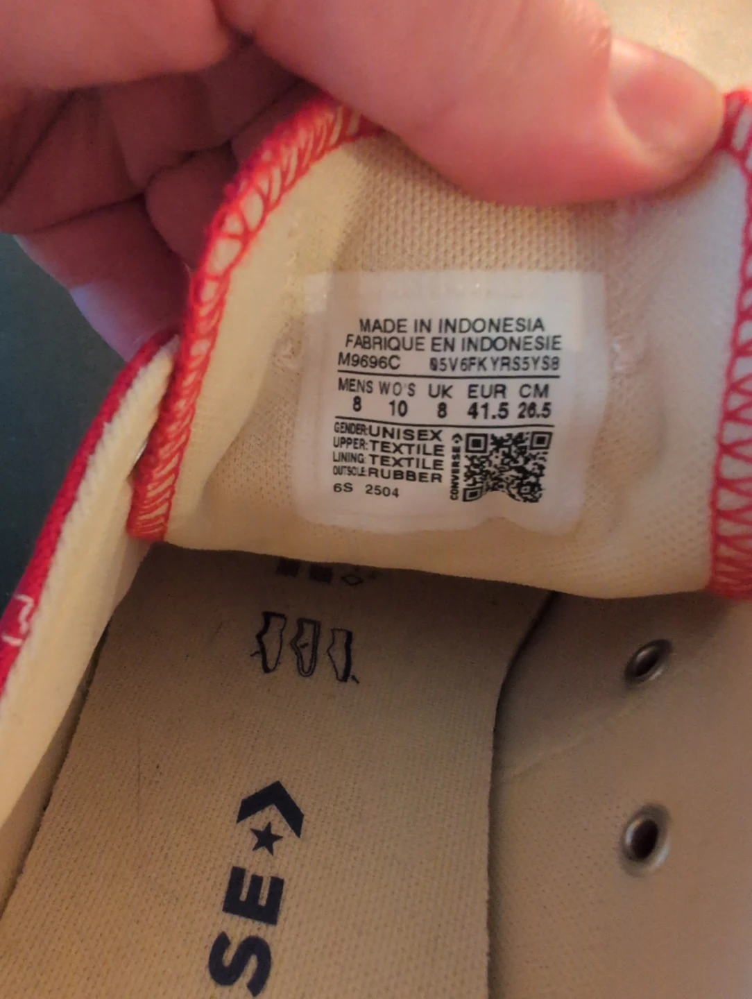 Converse Chuck Taylor All Star Red Canvas Sneakers - photo 2