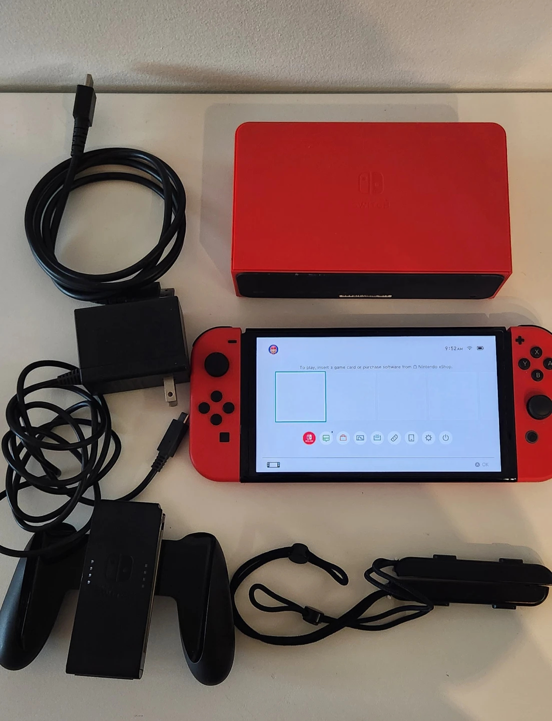 Nintendo Switch OLED mario red edition