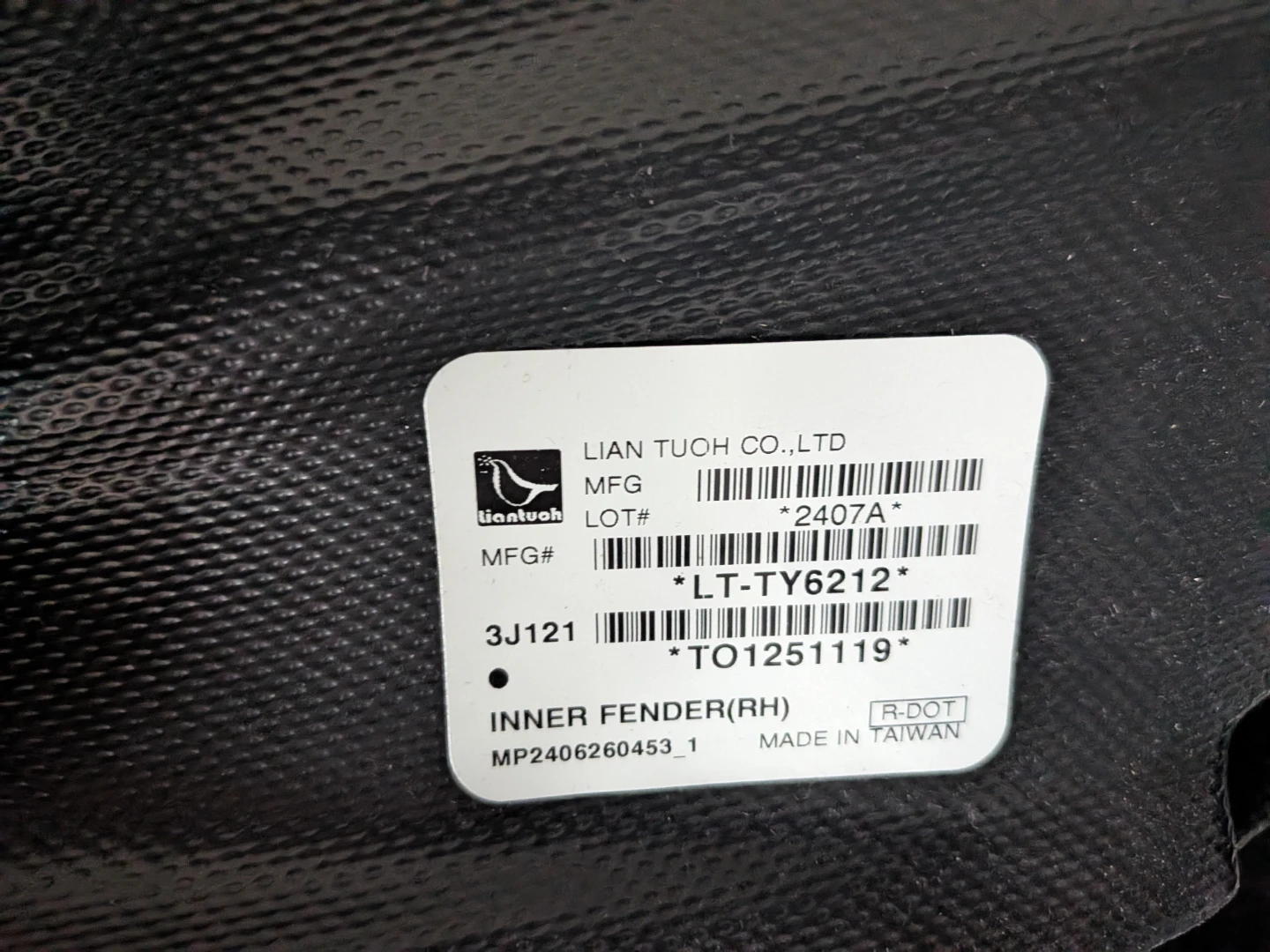 Lian Tuoh Engine Under Cover for Toyota Camry - photo 4