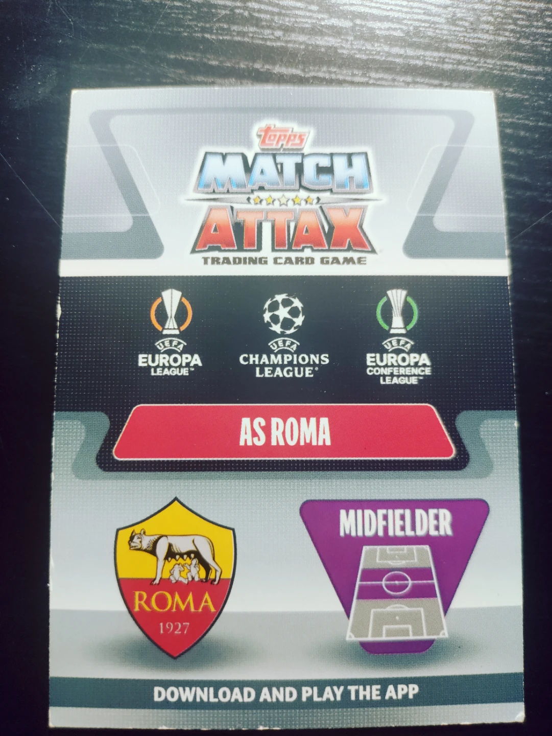 Topps Match Attax 2022-23 Nicolo Zaniolo AS Roma Trading Card - photo 2