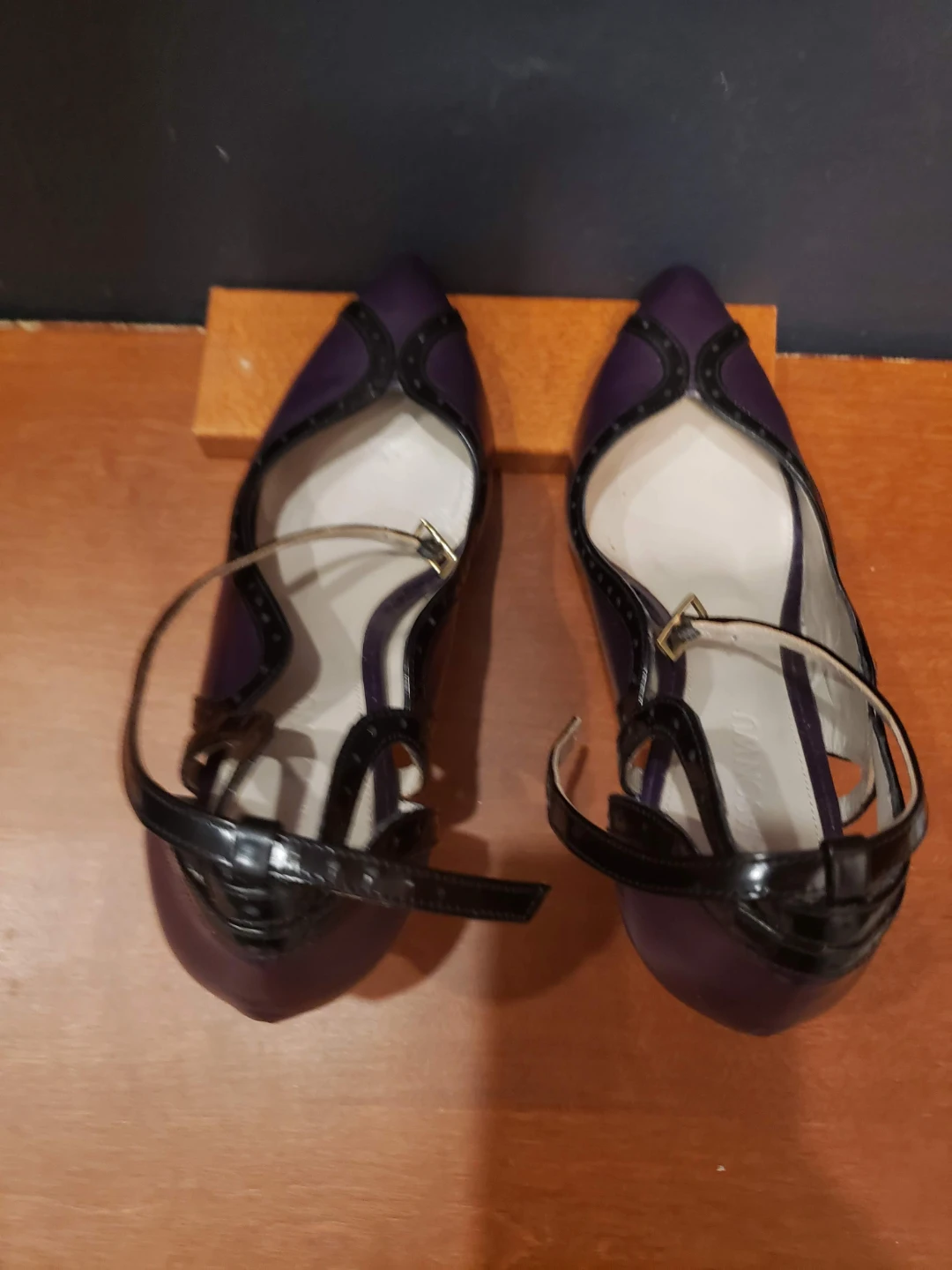 JW Women's Purple & Black Heels Size 38 - photo 4