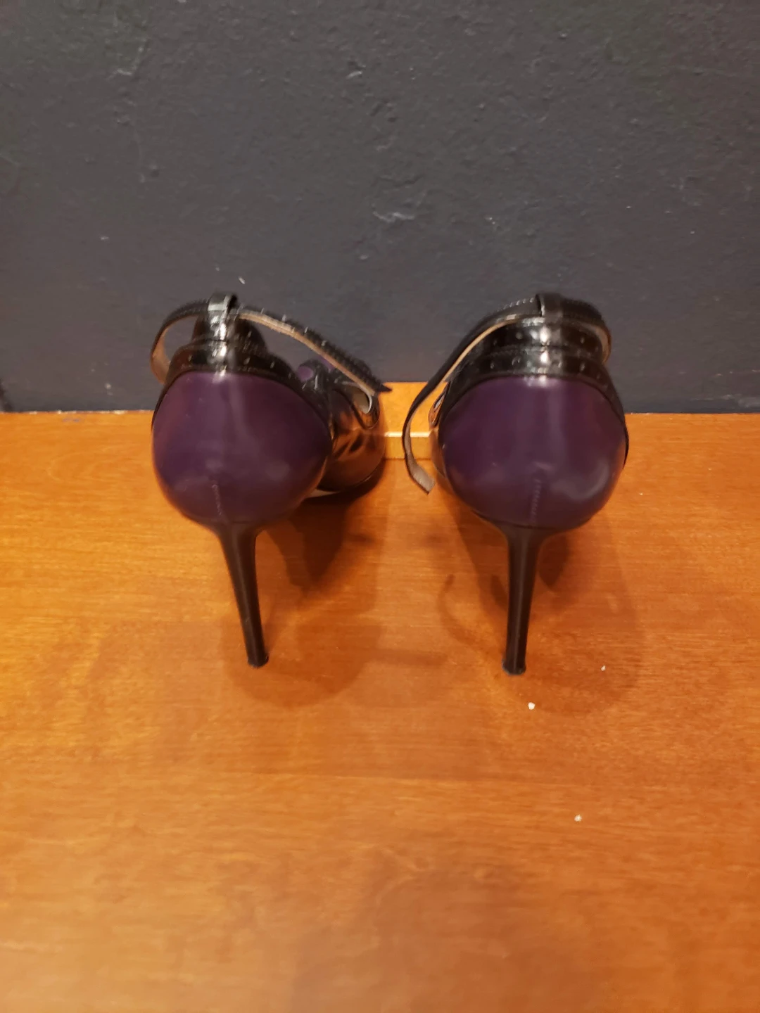 JW Women's Purple & Black Heels Size 38 - photo 5