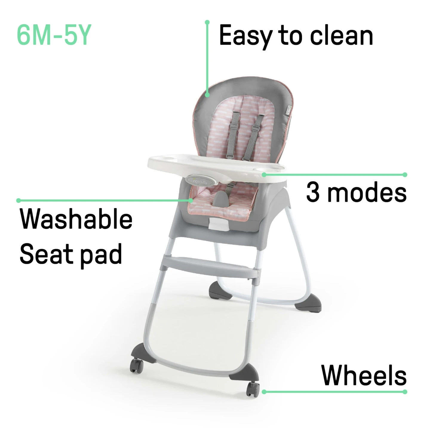 Ingenuity Trio 3-in-1 Baby High Chair - photo 2