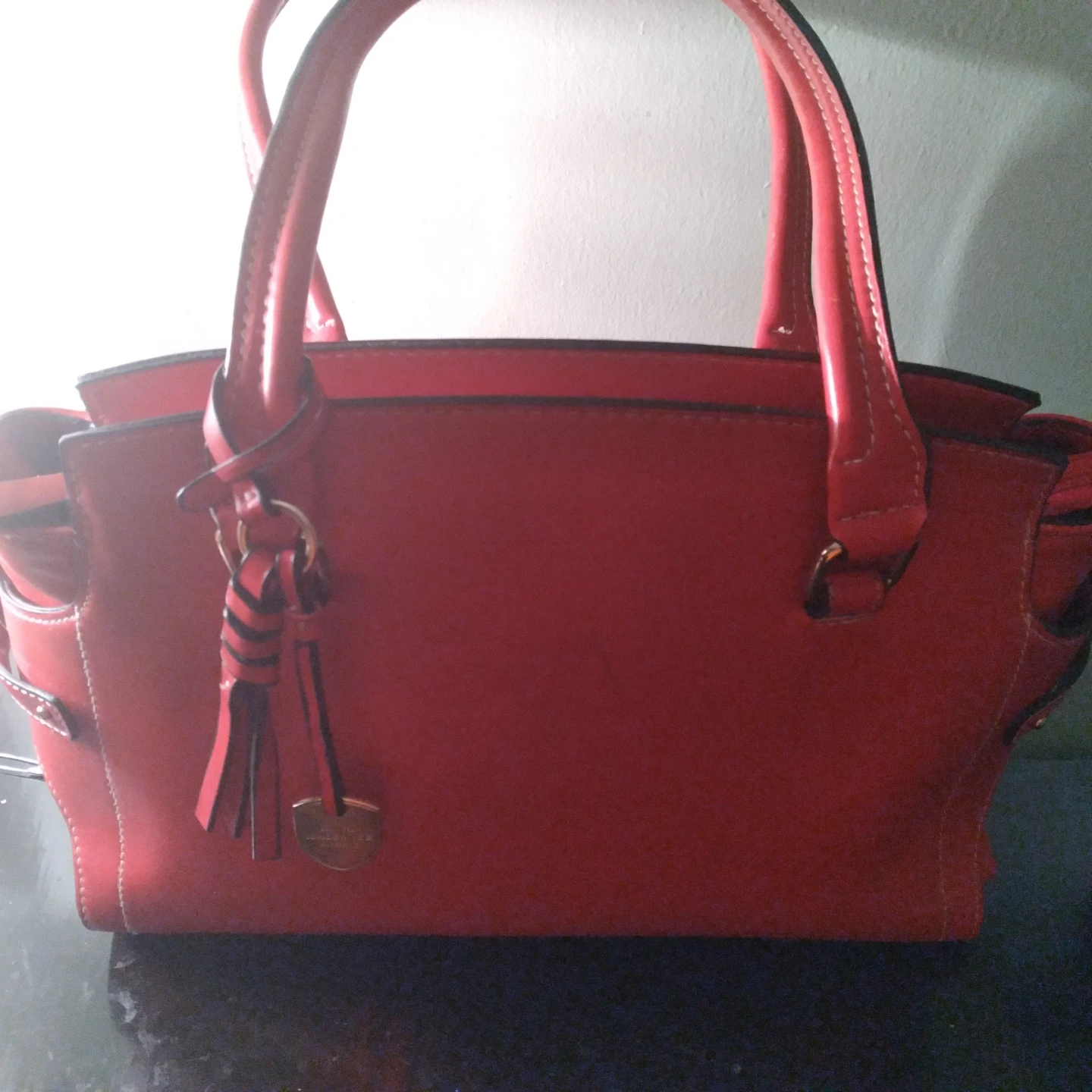 Red London Fog Handbag