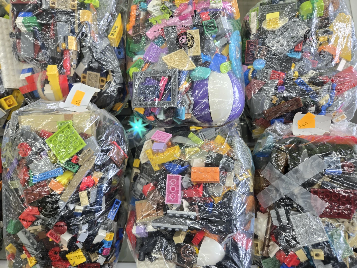 Bags of assorted Lego