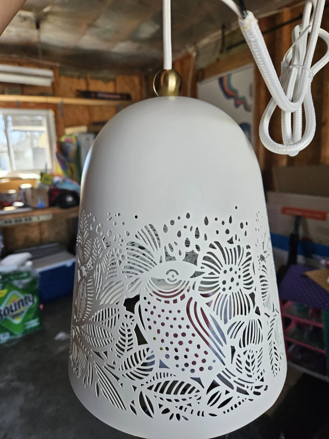 IKEA SOLSKUR Pendant Lamp - White