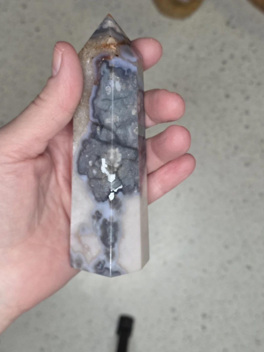 BLUE FLOWER AGATE Tower