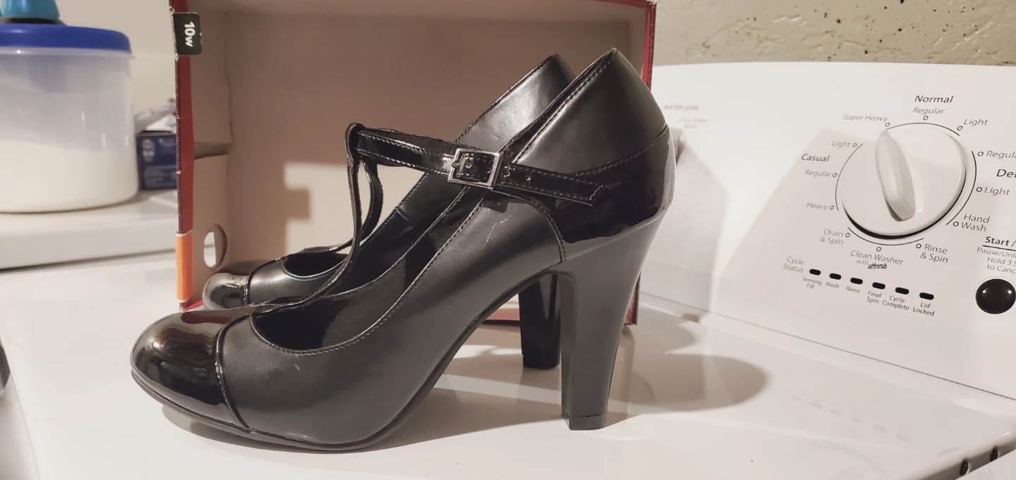 Black Heels - Size 10W - photo 2