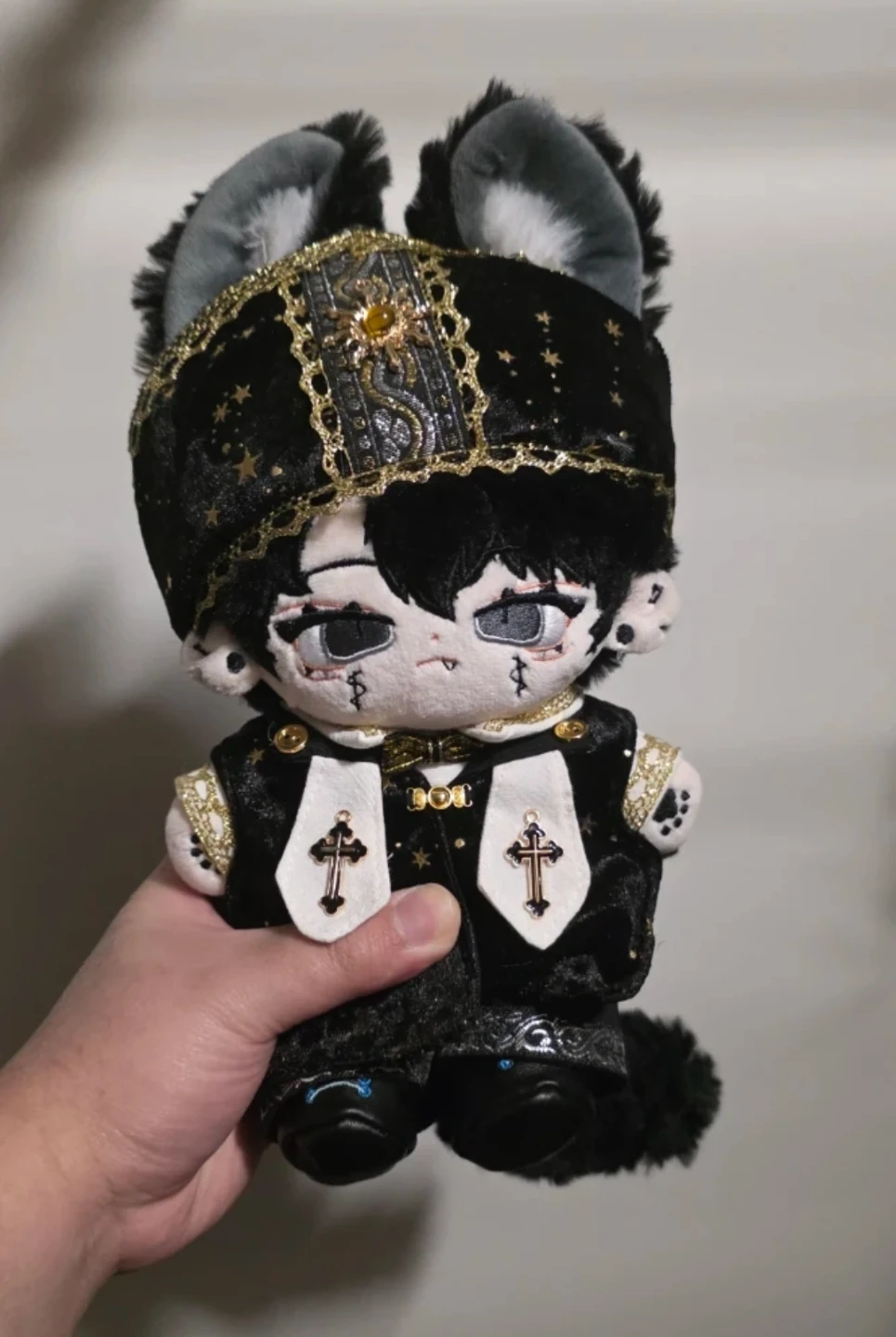 20cm Poseable Cotton Doll with Skeleton
