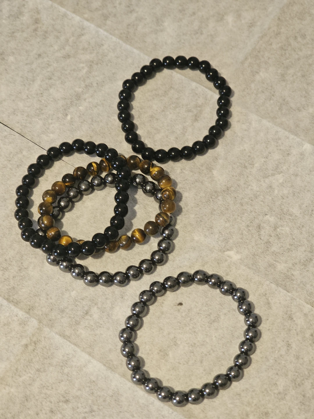 Beaded Stretch Bracelets Set