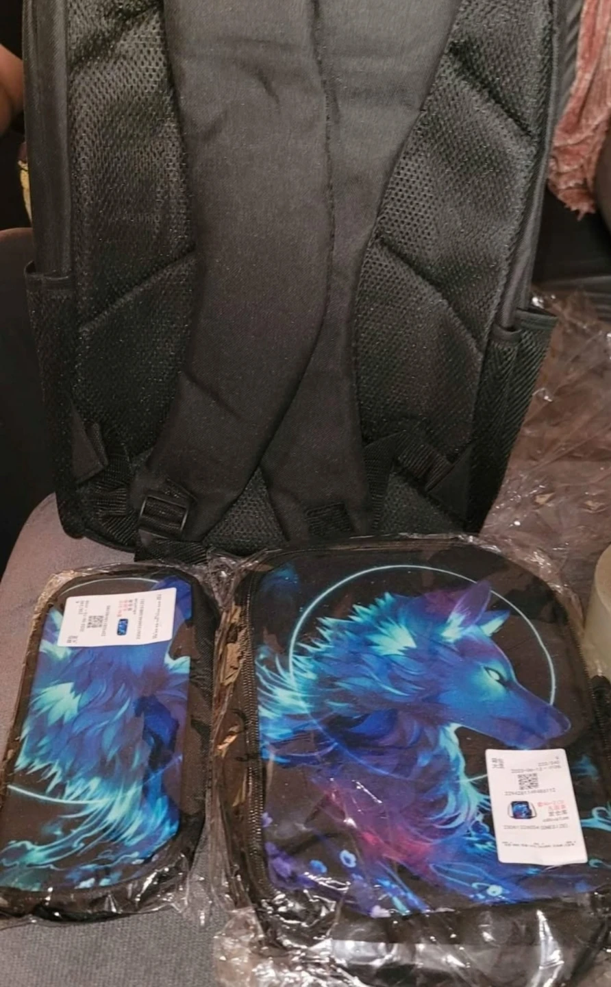 New Wolf Graphic Backpack Set - photo 2