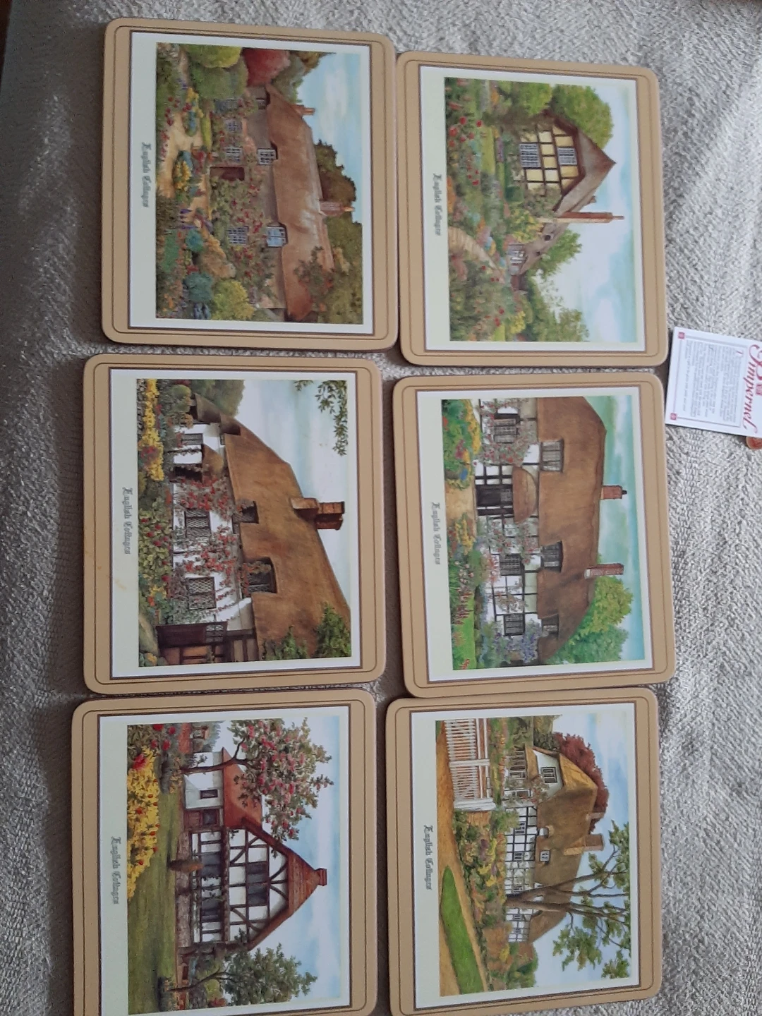 Pimpernel English Cottages Placemats Set of 6
