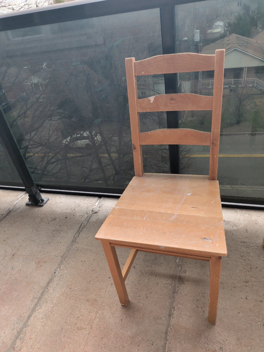 IKEA ADDE Chair Set - 2 Wooden chairs & 1 Black office chair - photo 2