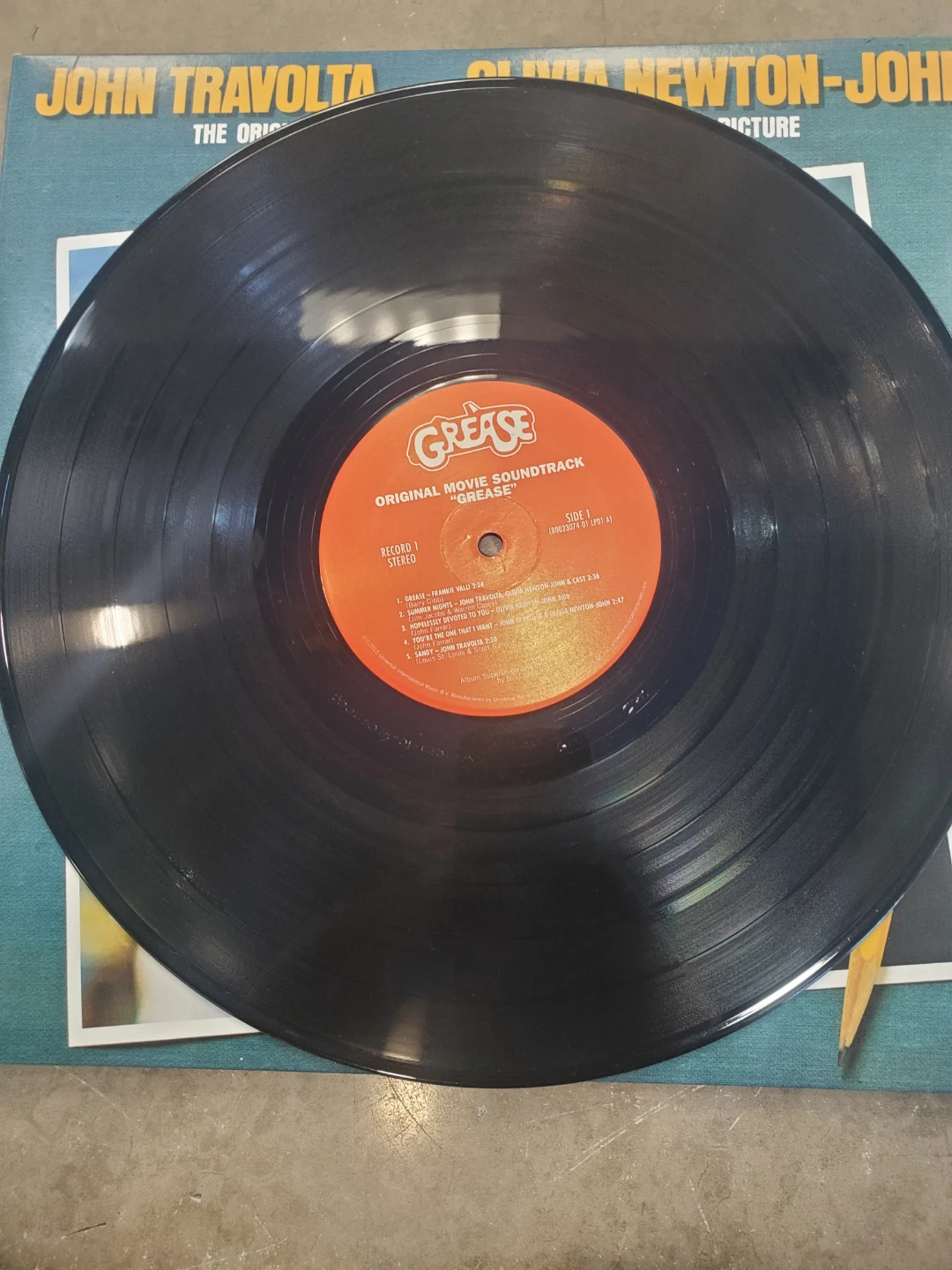 Grease Original Motion Picture Soundtrack Vinyl Record - photo 5