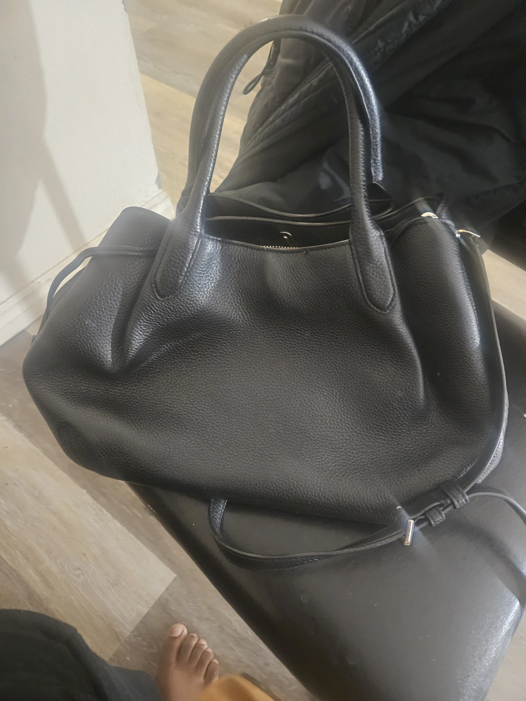 Kate Spade New York Black Leather Satchel Handbag - photo 2