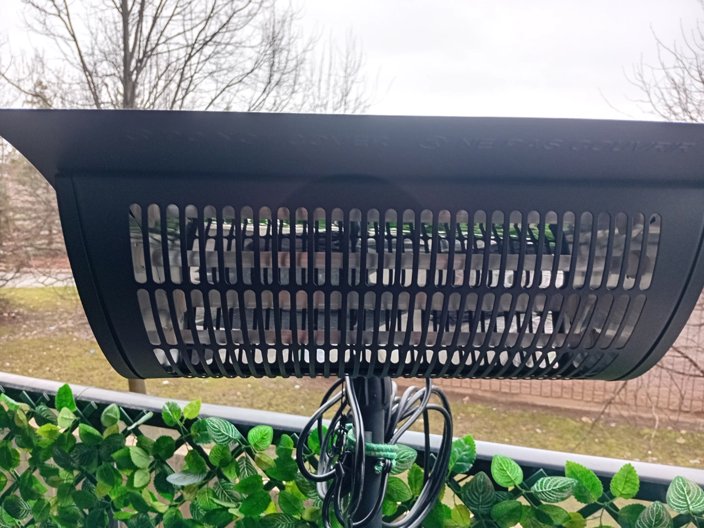 Black Outdoor Patio Heater with Stand - photo 3