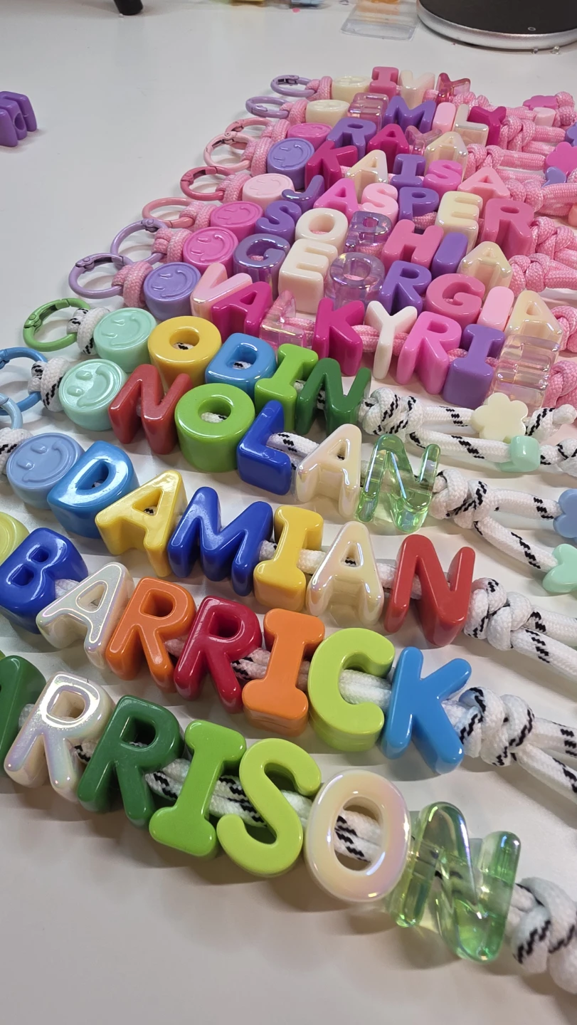 Birthday Goodie bag Party favors Customized Name Keychains