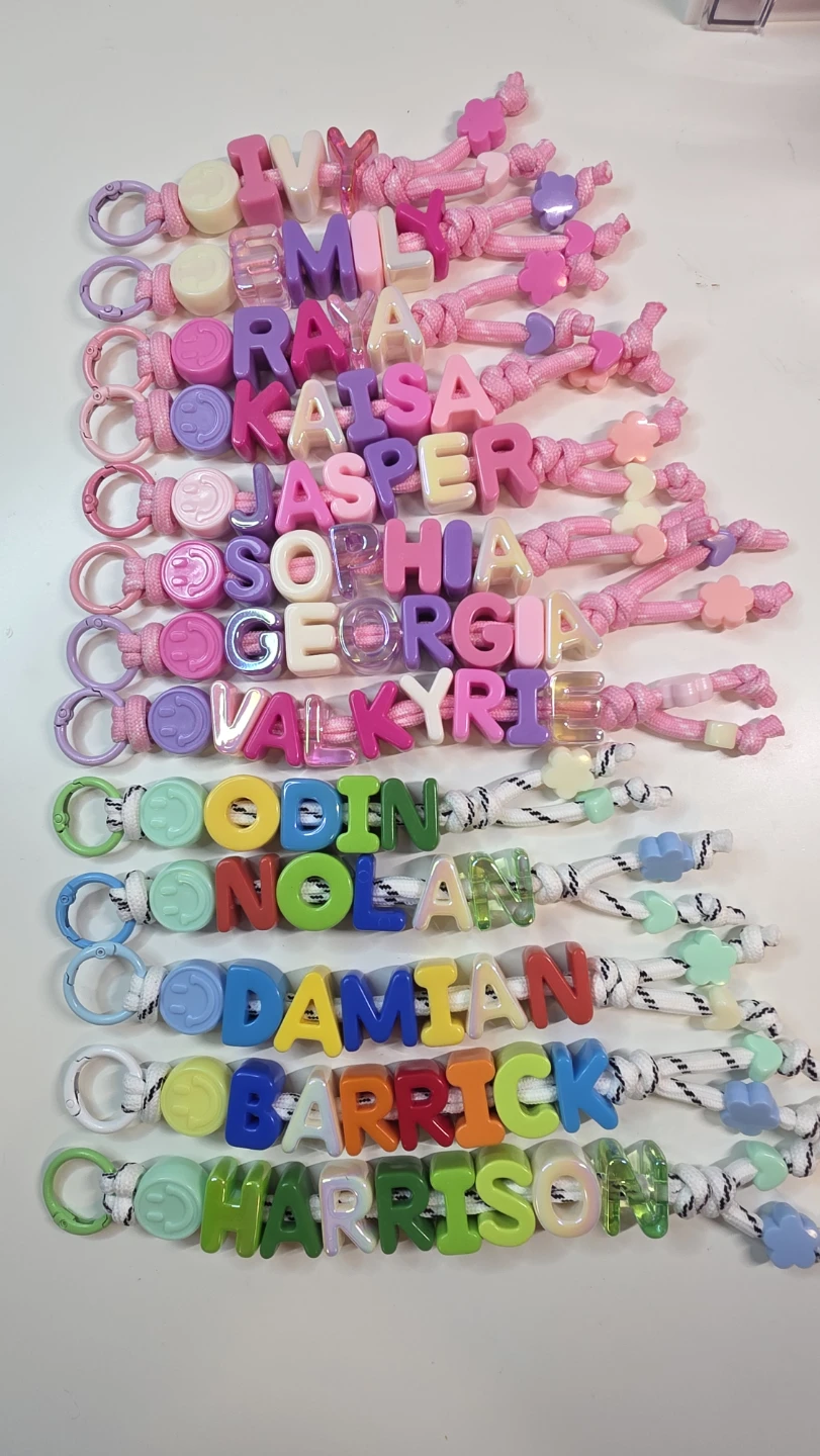 Birthday Goodie bag Party favors Customized Name Keychains - photo 3