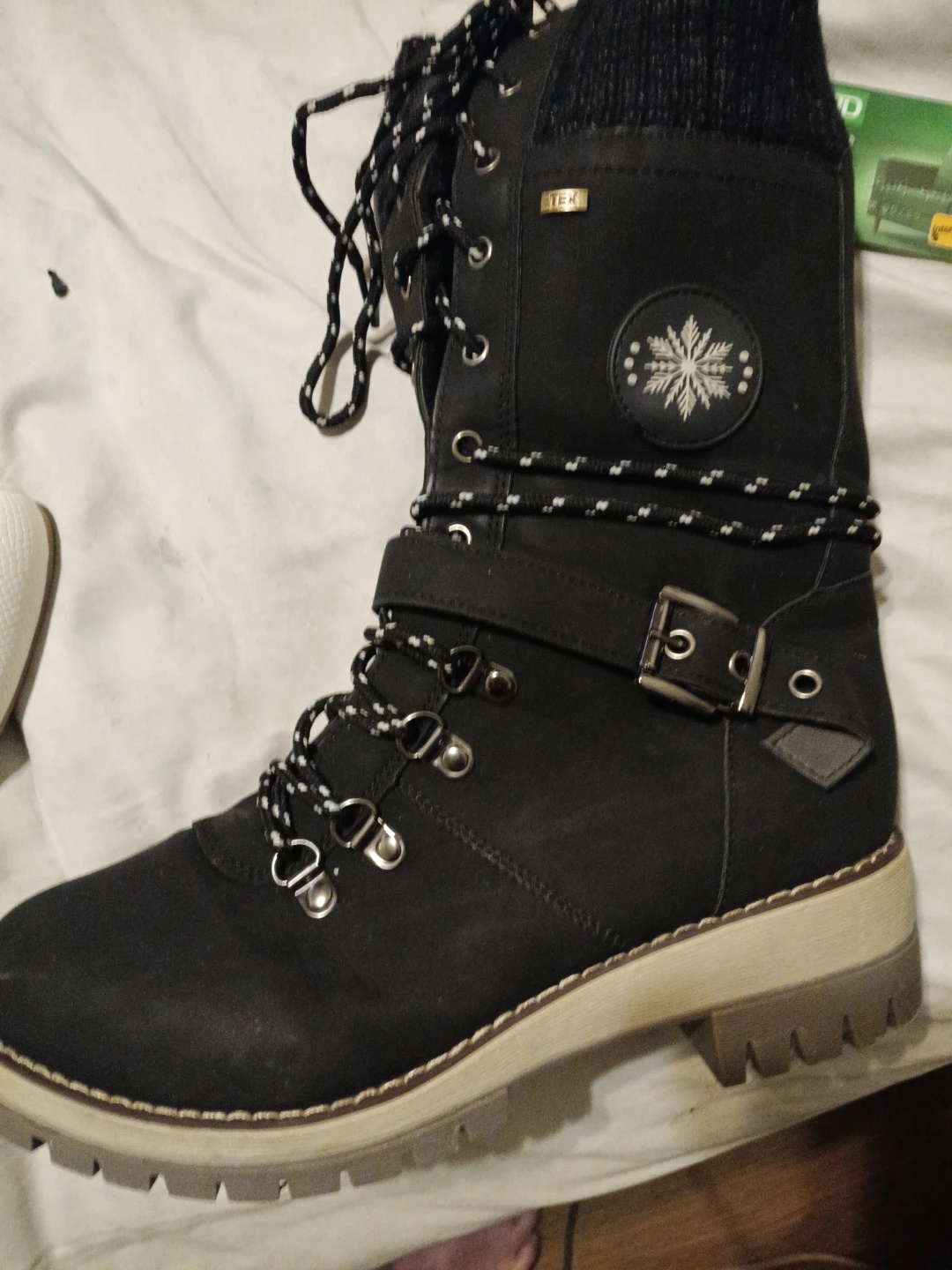 Black TEX Winter Boots