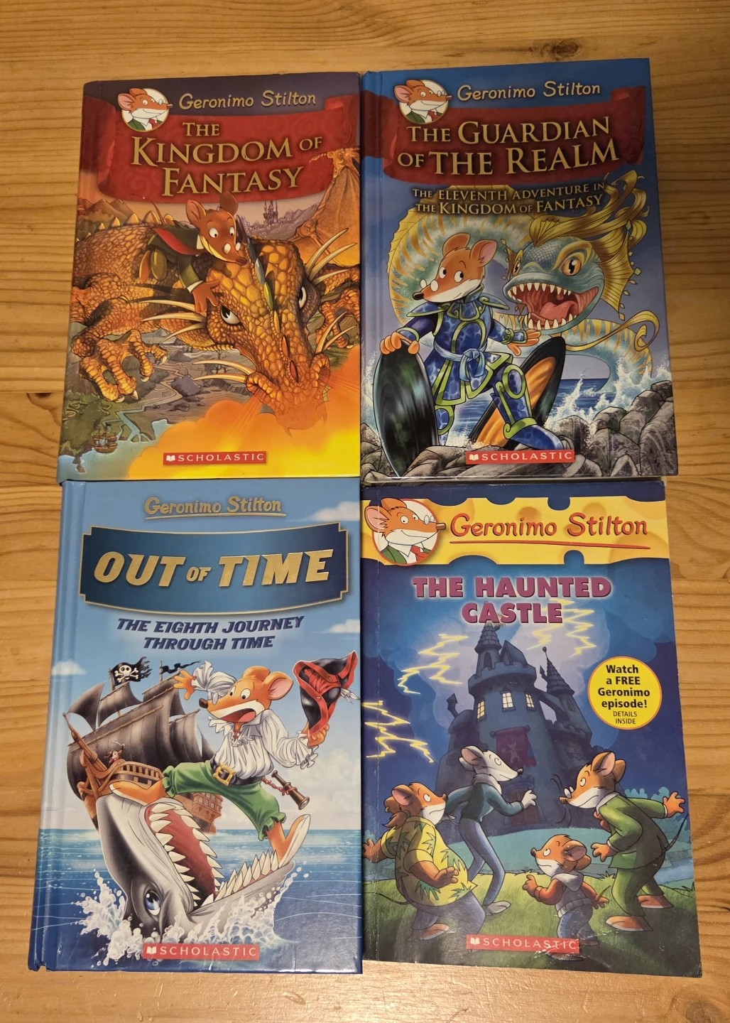 Geronimo Stilton (4 books in total)