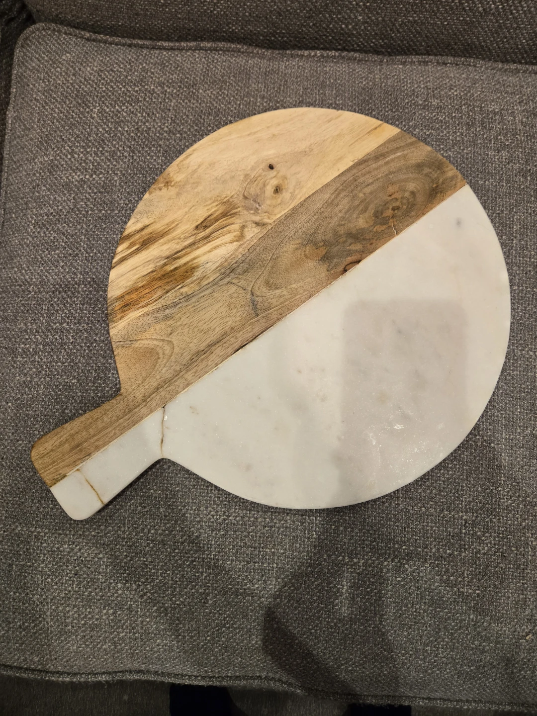 Marble and Wood Cutting Board