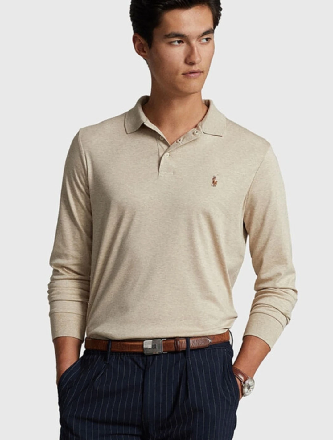 Polo Ralph Lauren Long Sleeve Cotton Polo Shirt