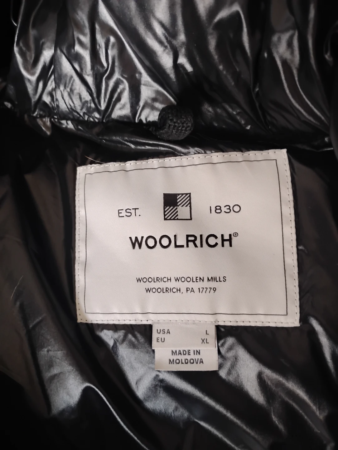 Woolrich Puffer Jacket - Black - XL - photo 2