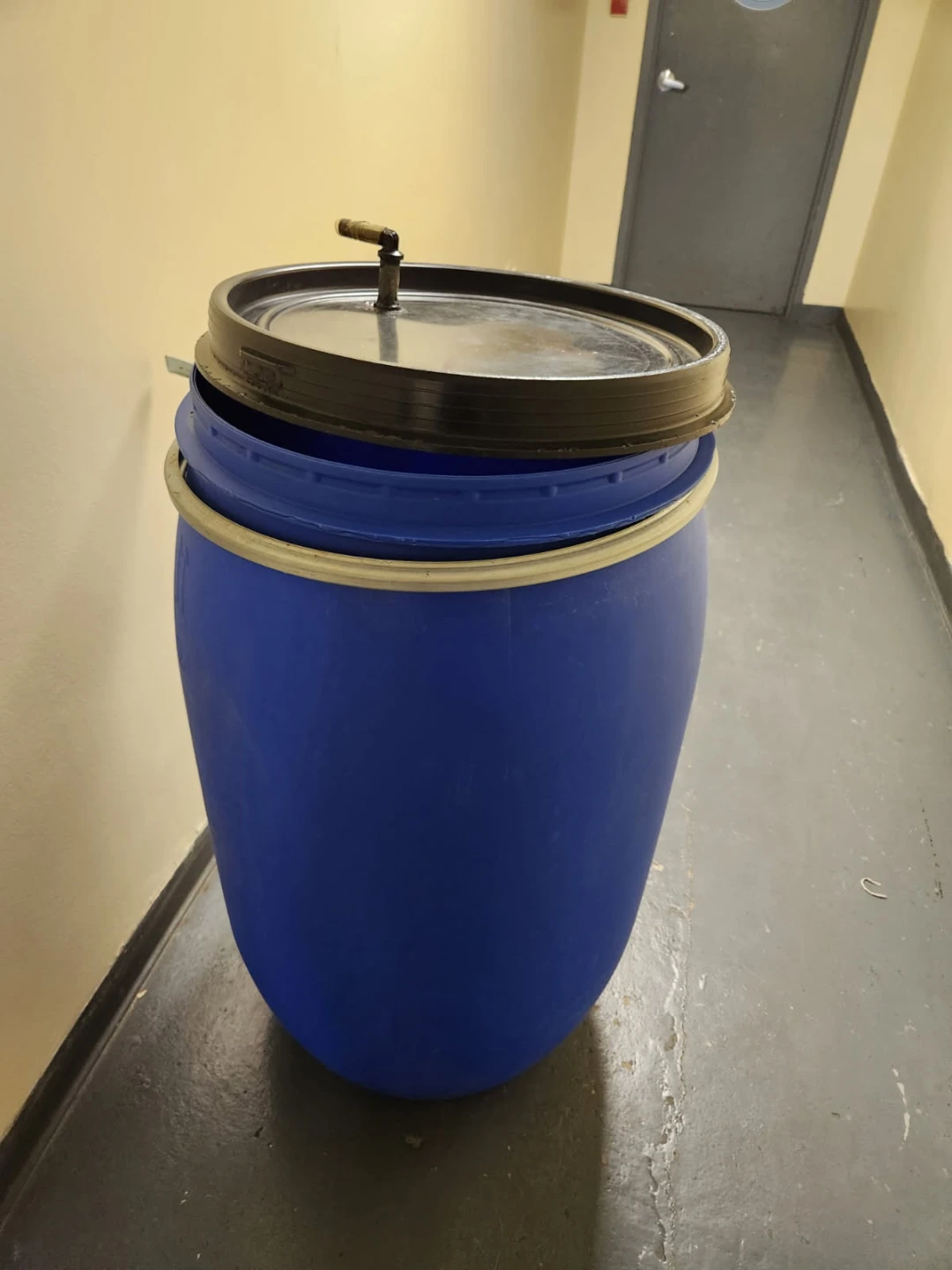 Blue Plastic Barrel - photo 2