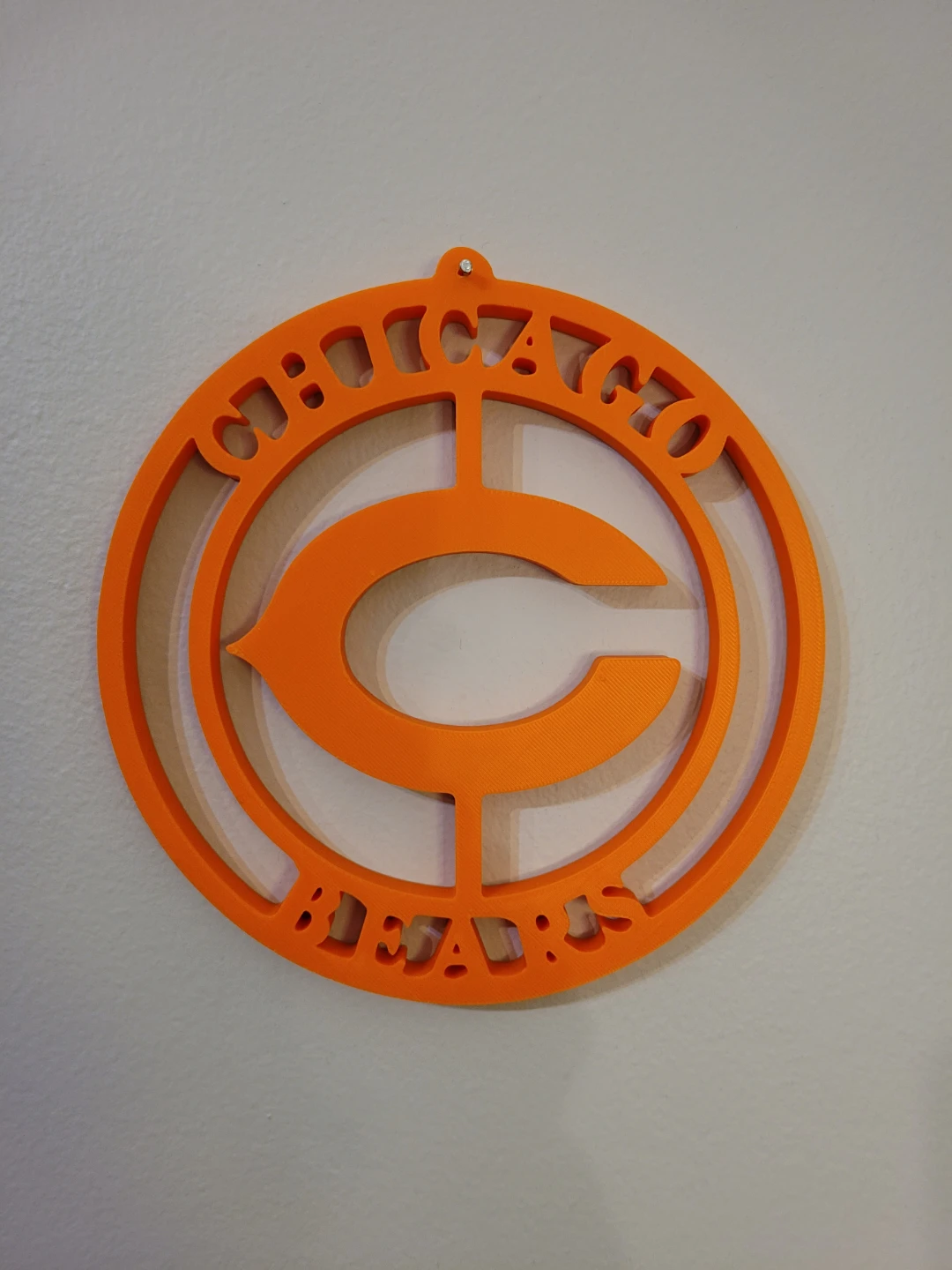 Chicago Bears 3D Printed Logo Wall Art Decor