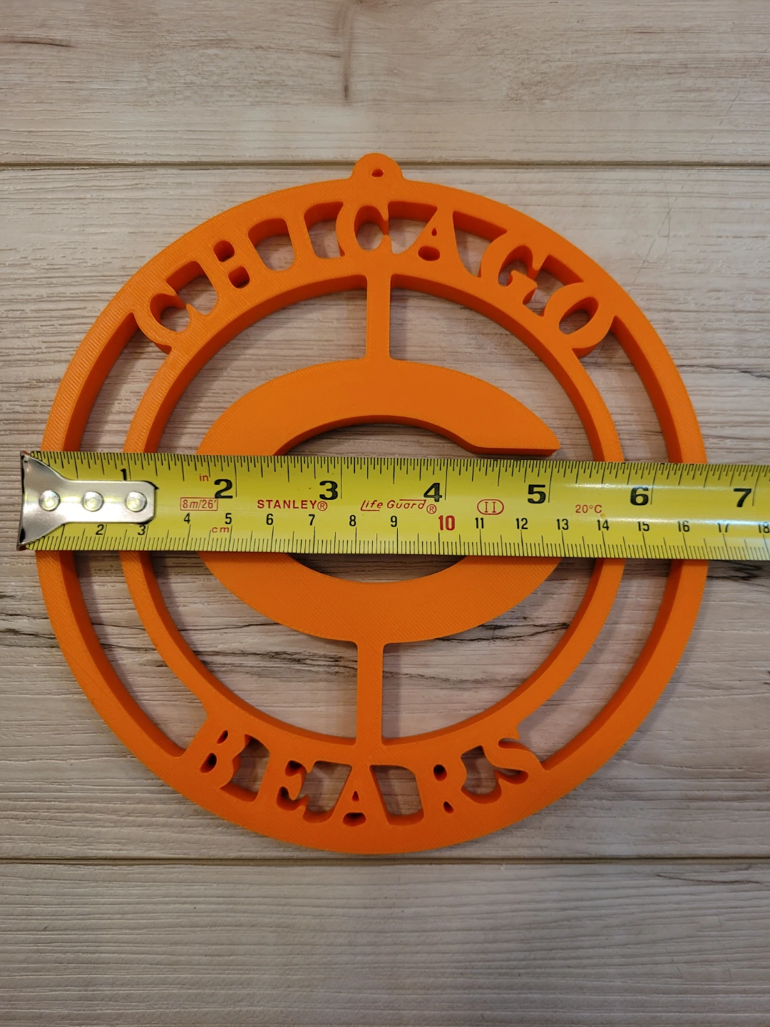 Chicago Bears 3D Printed Logo Wall Art Decor - photo 3