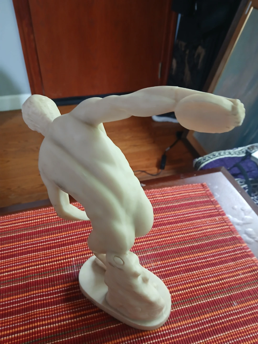 Vintage "Discus Thrower" Sculpture Statue - photo 2