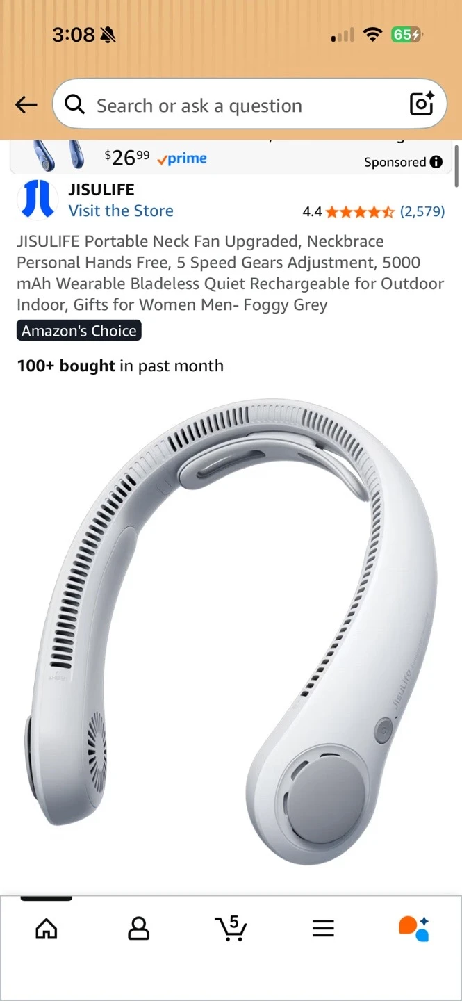 [NEW] Portable Neck Fan - photo 2
