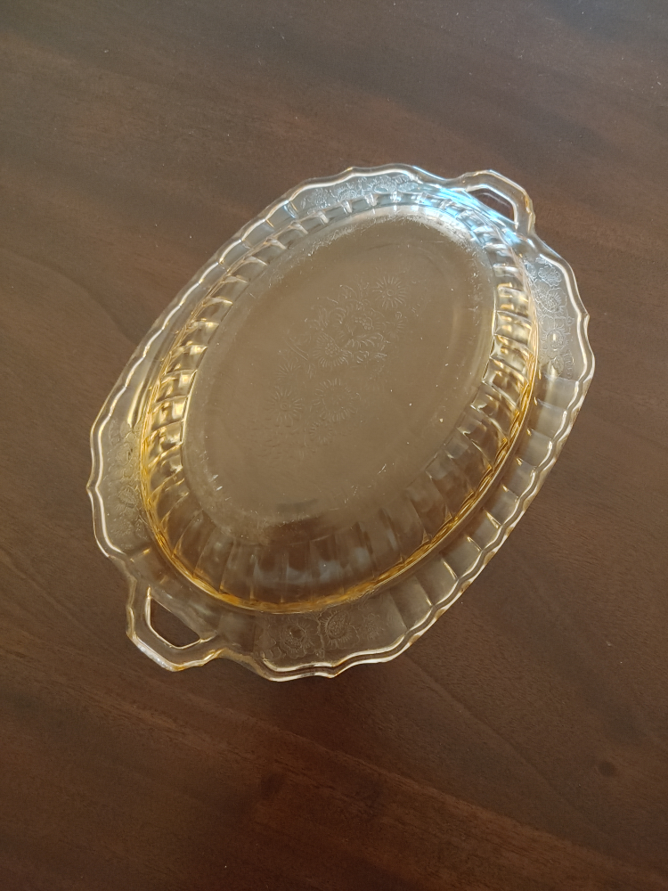 Depression Glass serving dish - photo 2