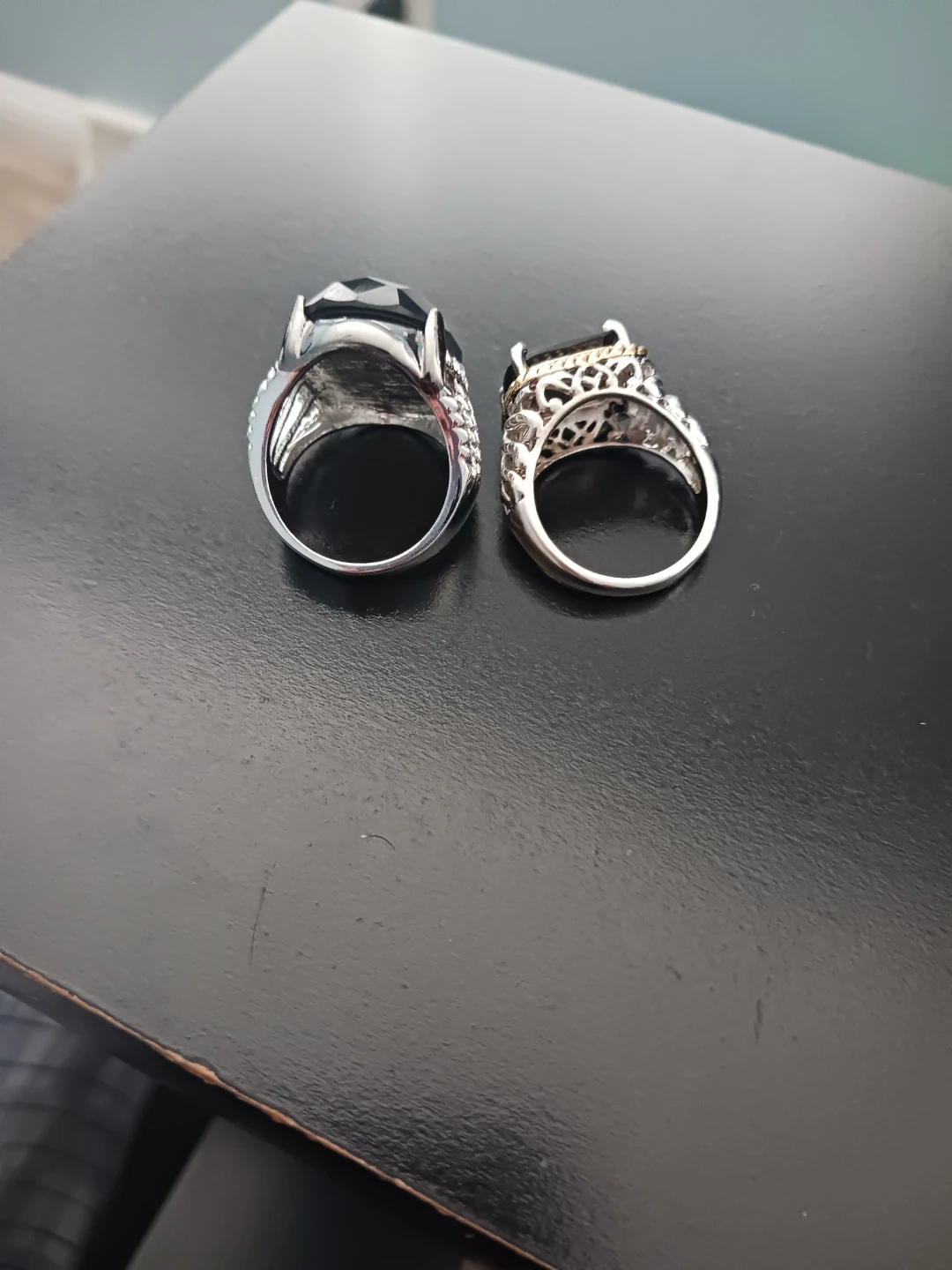 Set of 2 Lia Sophia rings & size 8-9 - photo 3
