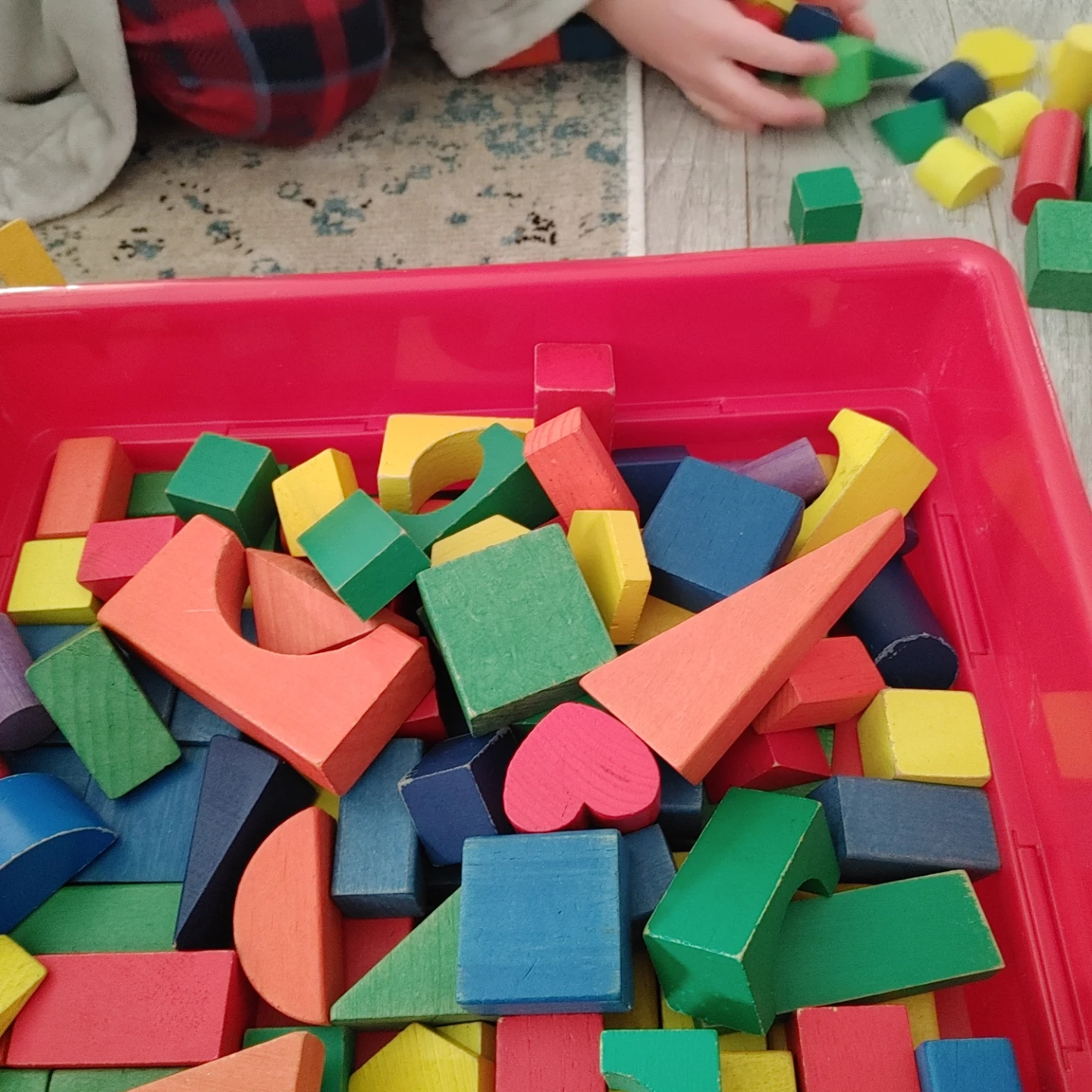 Wooden Building Blocks Set - photo 2
