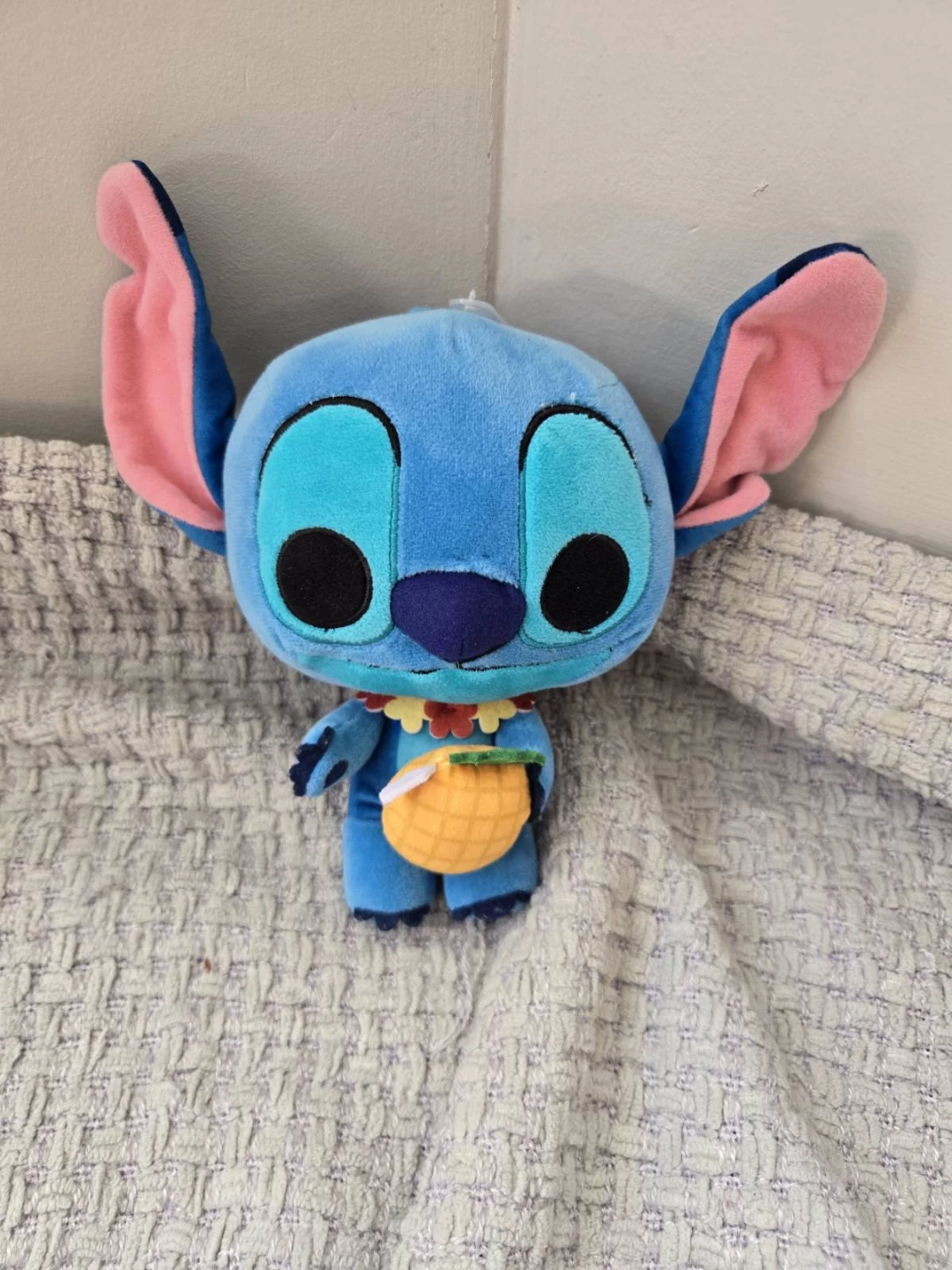 Disney Stitch Plush Toy with Pineapple Basket