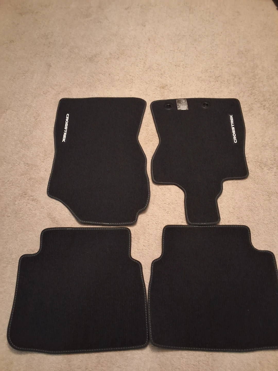 Set of 4 Black Car Floor Mats