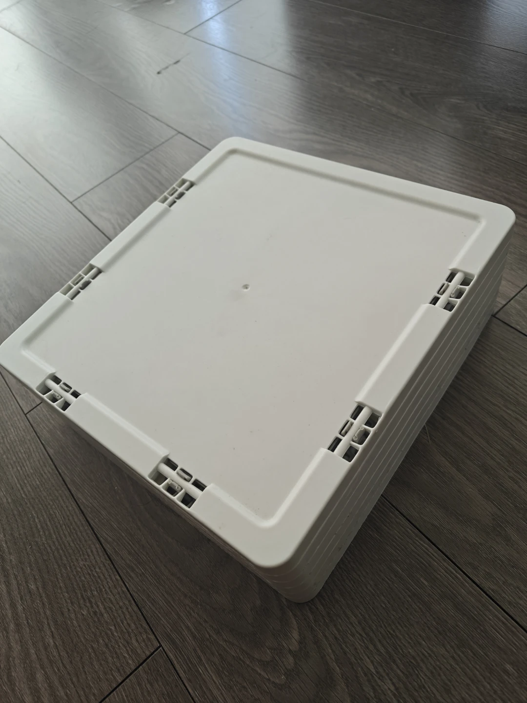 Plastic Stackable Storage Shelf Unit - photo 2