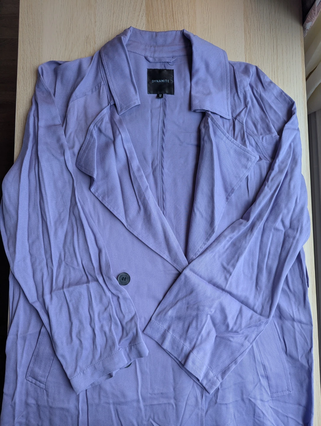 Dynamite Lavender Duster Jacket with belt - photo 2