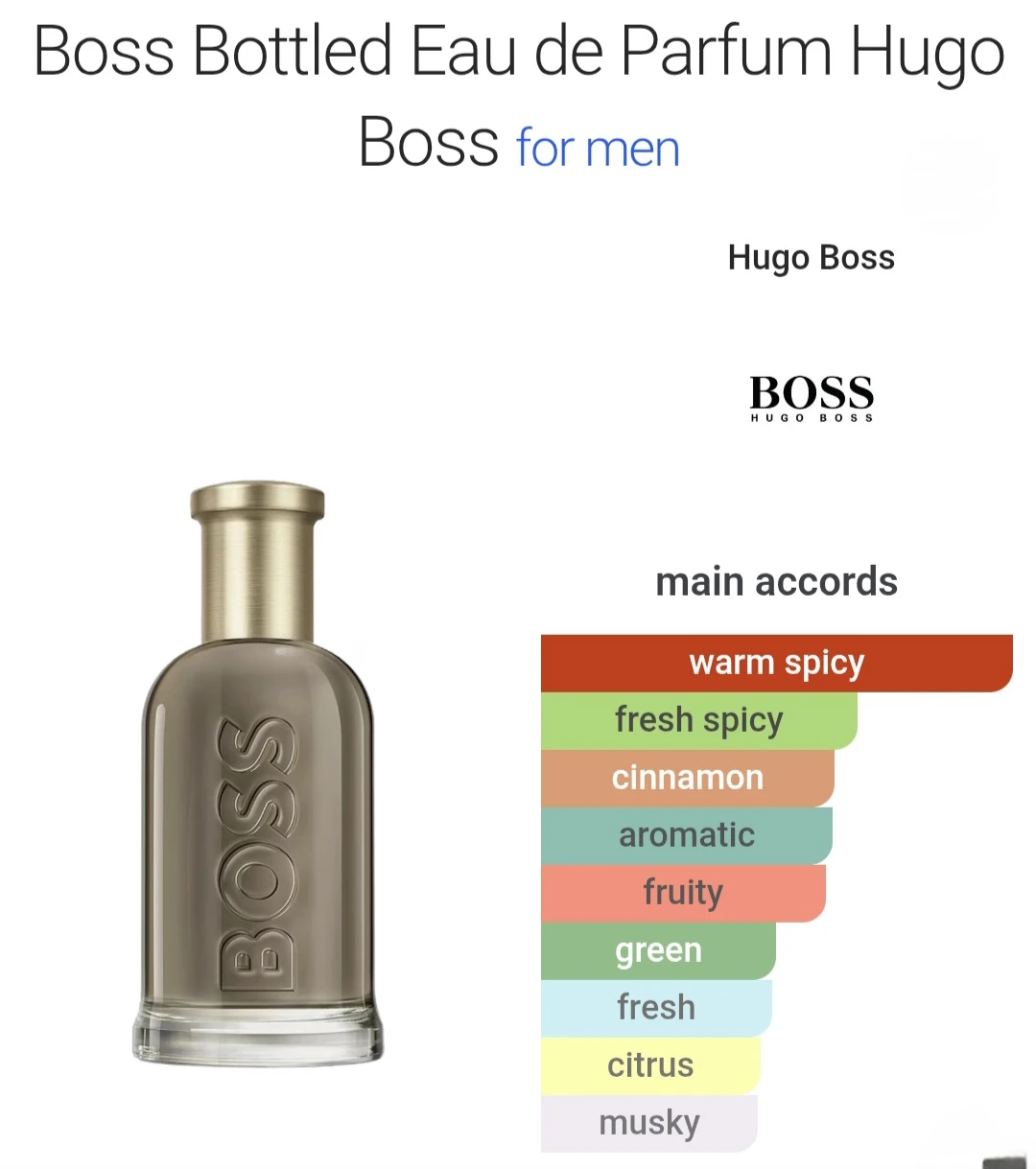 Hugo Boss Bottled Eau de Parfum 100mL - photo 2
