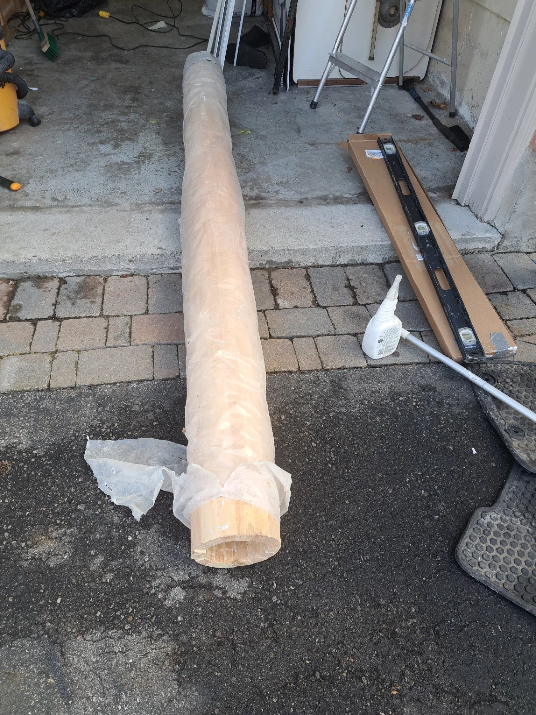 Large Wooden Column post - photo 2