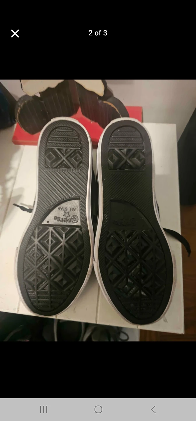 Converse All Star Toddler Shoes Size 3 - photo 3