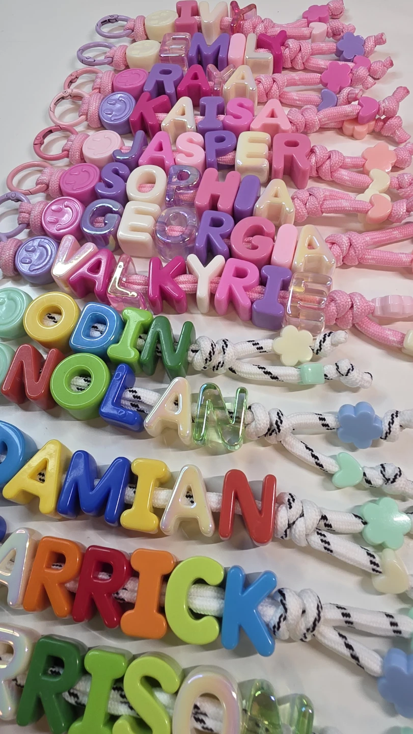 Birthday Goodie bag Party favors Customized Name Keychains - photo 4