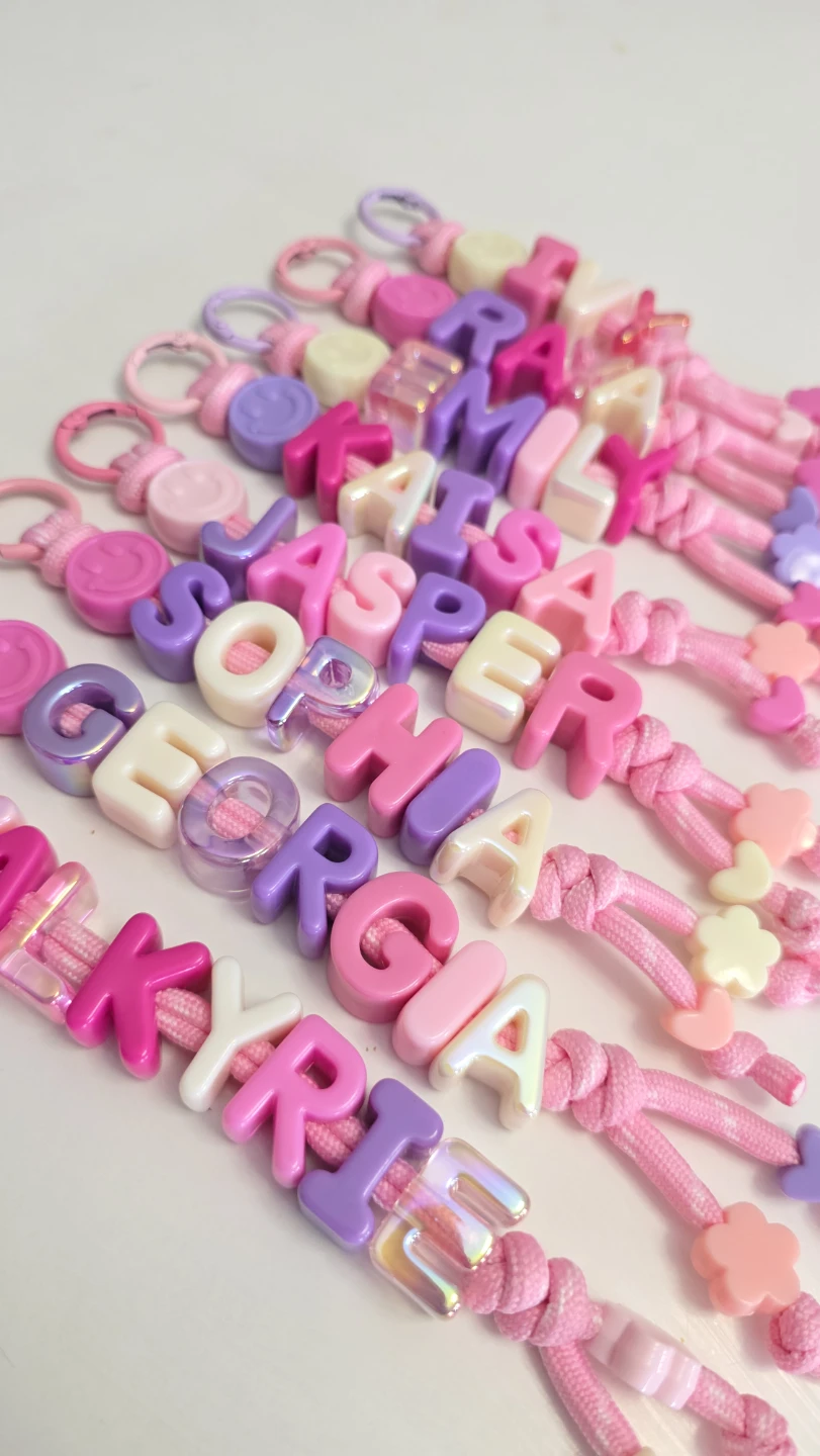 Birthday Goodie bag Party favors Customized Name Keychains - photo 5