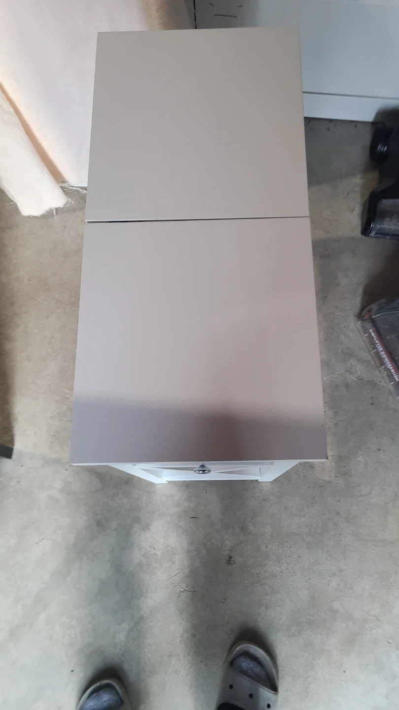 White End Table with Drawer - photo 3