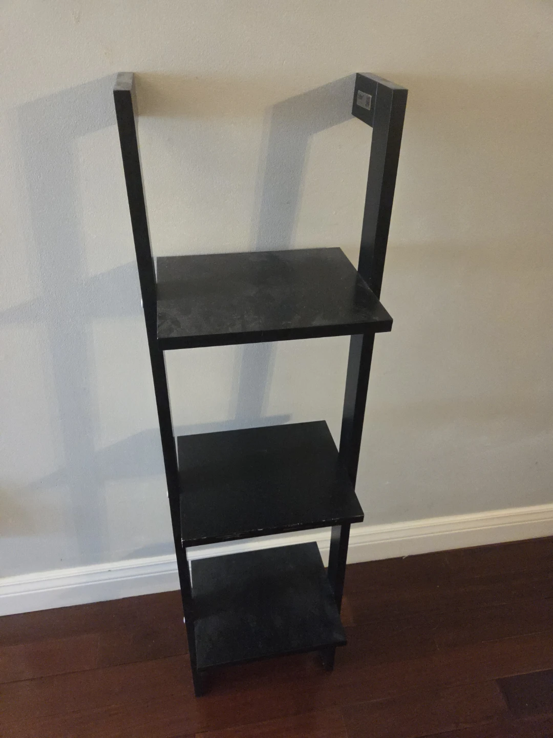 Black 3-Tier Ladder Shelf - photo 2