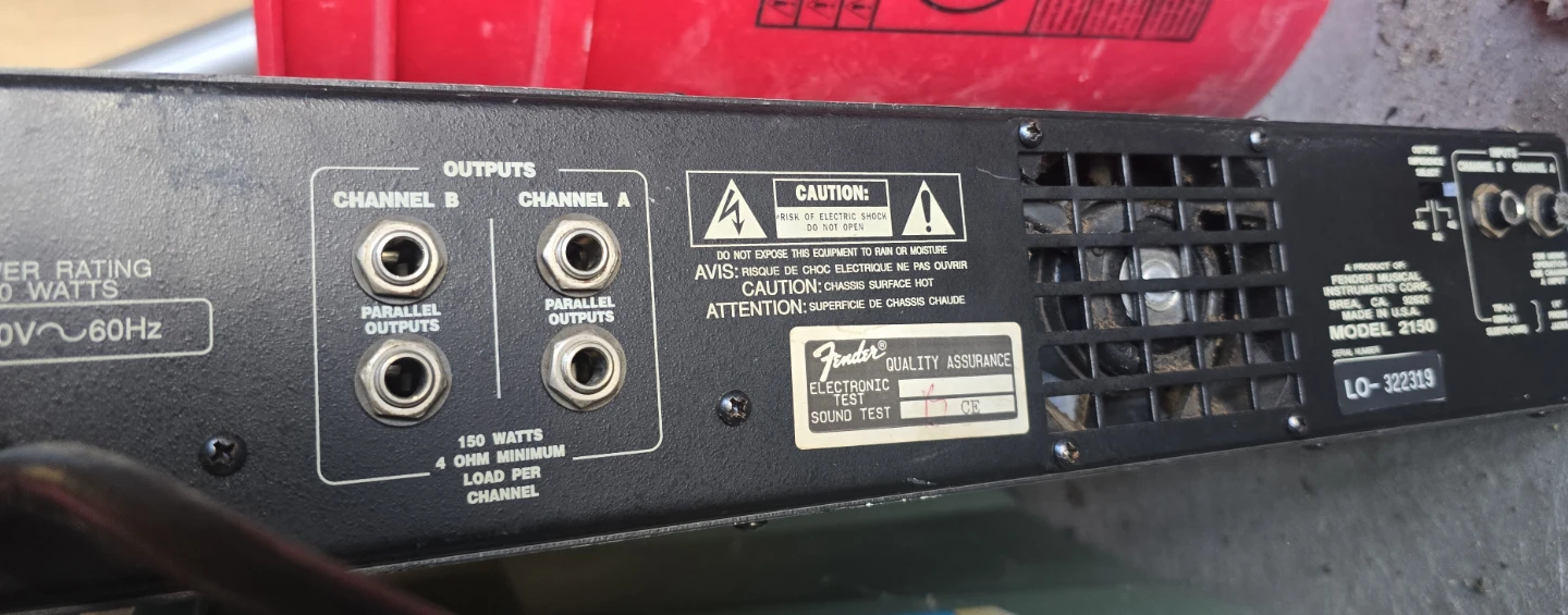 Fender 2150 Tube Emulation Power Amplifier - photo 2