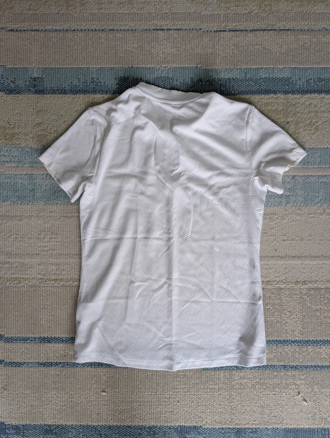 Nike Dri-FIT White Short Sleeve Polo Shirt